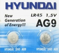Элемент питания G09/394A/LR45/LR936/194 HYUNDAI 1.5v